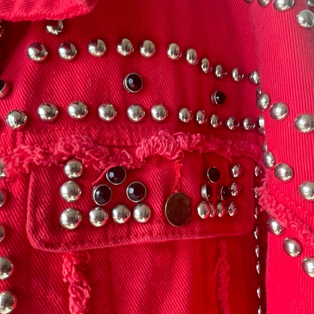 Studded Red Jacket